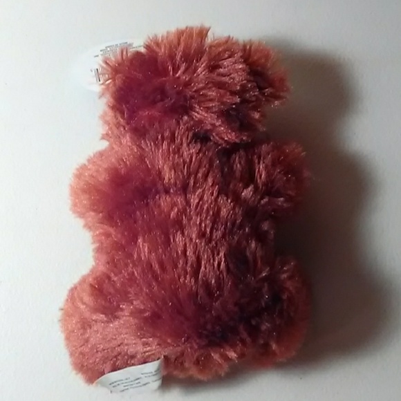 Teddy Bear 6" Realistic fluffy Brand New Embroidered Nose Mouth DARK BROWN - Picture 2 of 3